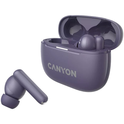 Canyon CNS-TWS10PL headphones/headset True Wireless Stereo (TWS) In-ear Calls/Music/Sport/Everyday USB Type-C Bluetooth Purple