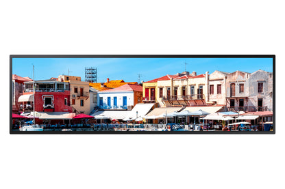 SAMSUNG 37'' PROFESSIONAL STRECH DISPLAY -24/7 USAGE/ 700NIT BRIGHTNESS/ SOC MEDIA PLAYER: SSSP 6