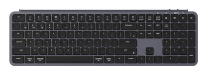 Keychron B6P-K1 keyboard Home/Office USB + RF Wireless + Bluetooth Grey