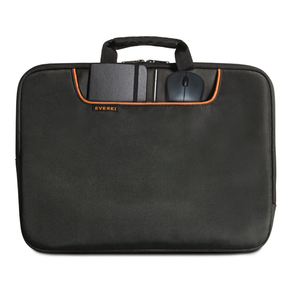 Everki EKF808S17B laptop case 43.9 cm (17.3") Sleeve case Black, Orange