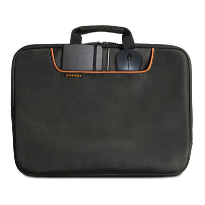 Everki EKF808S17B laptop case 43.9 cm (17.3") Sleeve case Black, Orange
