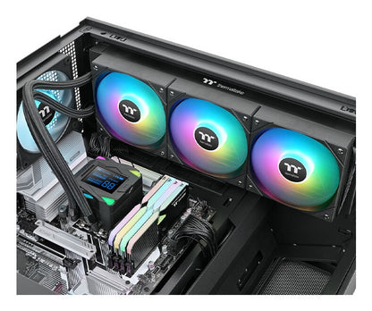Thermaltake LA360-S ARGB Motherboard All-in-one liquid cooler 12 cm Black 1 pc(s)