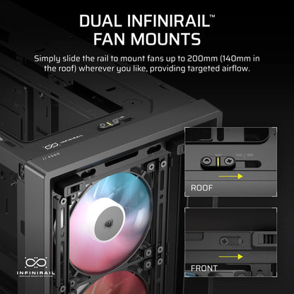 Corsair FRAME 4000D LCD RS ARGB Midi Tower Black