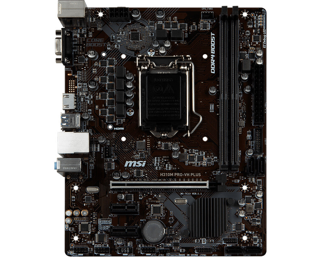 MSI H310M PRO-VH PLUS motherboard Intel® H310 LGA 1151 (Socket H4) micro ATX