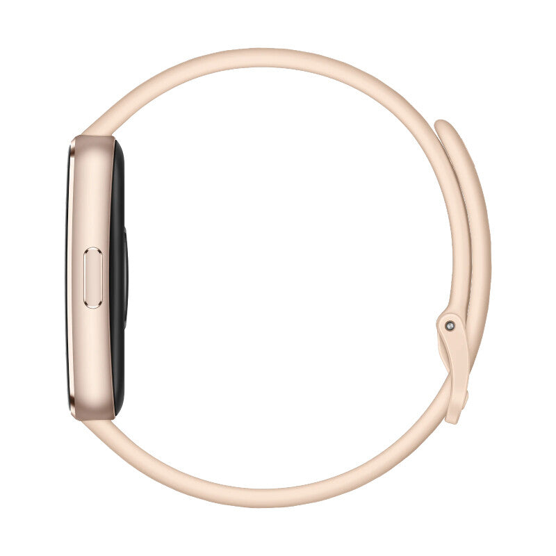 Huawei 1.62 AMOLED colour Screen/ 286x482 pixels/ PPI 347/ Beige Fluoroelastomer Strap/ length:120mm-190mm/ 5 ATM/ NO GPS/ 2.4GHz  BT6.0 and BLE.5V/1A/ 55020GUM
