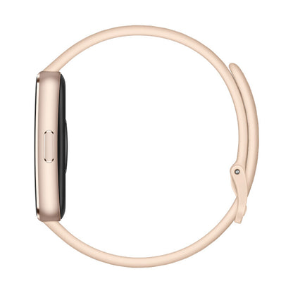 Huawei 1.62 AMOLED colour Screen/ 286x482 pixels/ PPI 347/ Beige Fluoroelastomer Strap/ length:120mm-190mm/ 5 ATM/ NO GPS/ 2.4GHz  BT6.0 and BLE.5V/1A/ 55020GUM