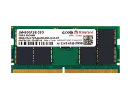 Transcend JetRam JM4800ASE-32G memory module 32 GB 1 x 32 GB DDR5
