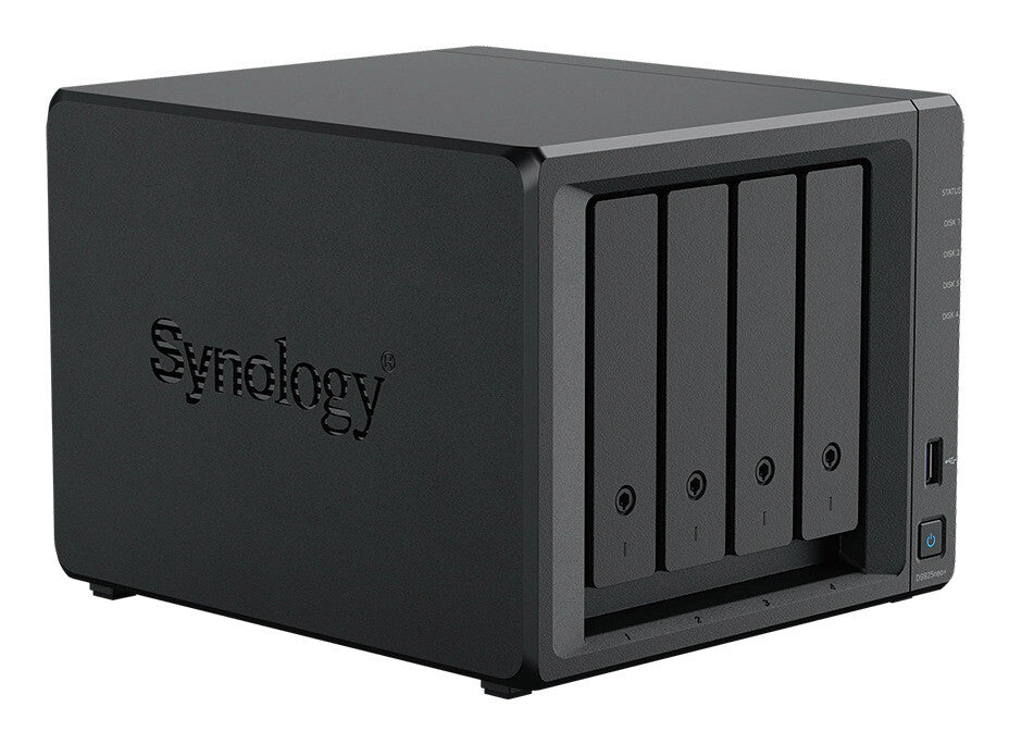 Synology DiskStation DS925NEO+ NAS/storage server Compact Ryzen Embedded V1500B 4 GB DDR4 0 TB DSM Black