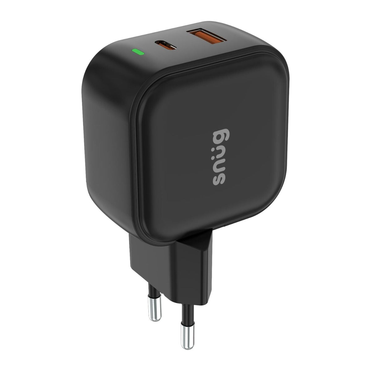 Snug USB/Type-C Wall Charger 45W - Black