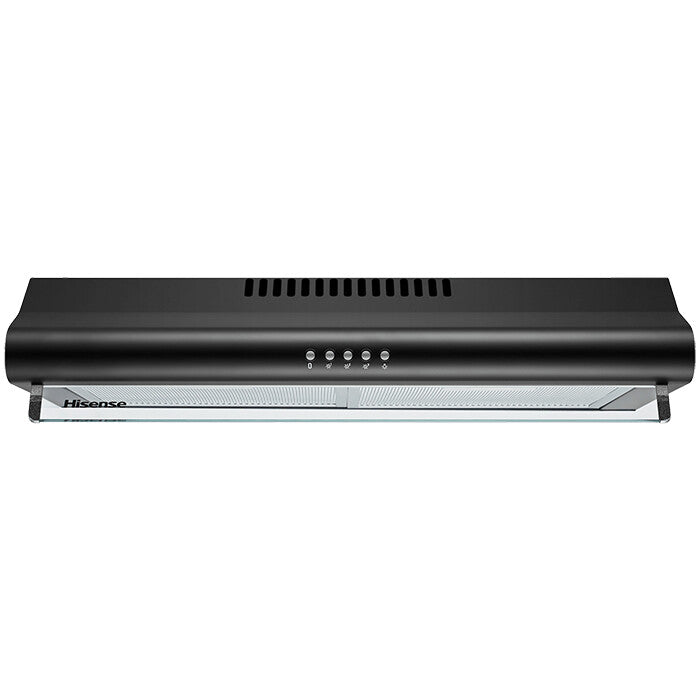 Hisense HHO60PABL cooker hood Wall-mounted Black 200 m³/h
