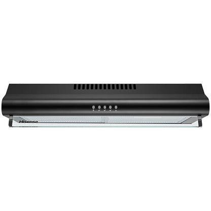 Hisense HHO60PABL cooker hood Wall-mounted Black 200 m³/h