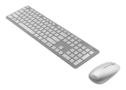 ASUS W5000 Wireless and Mouse Set keyboard Mouse included Universal RF Wireless White