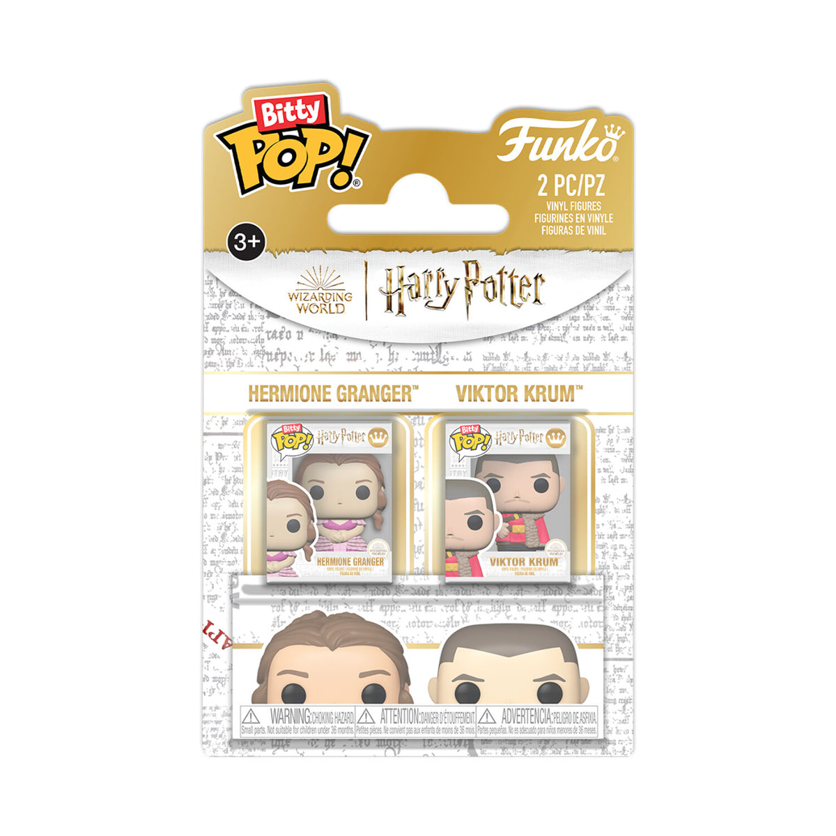 Funko Bitty Pop!: Harry Potter - Hermione Granger & Viktor Krum 2 Pack