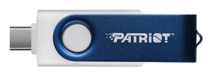 Patriot Memory Xporter X550 USB flash drive 64 GB USB Type-A / USB Type-C 3.2 Gen 1 (3.1 Gen 1) Blue, White