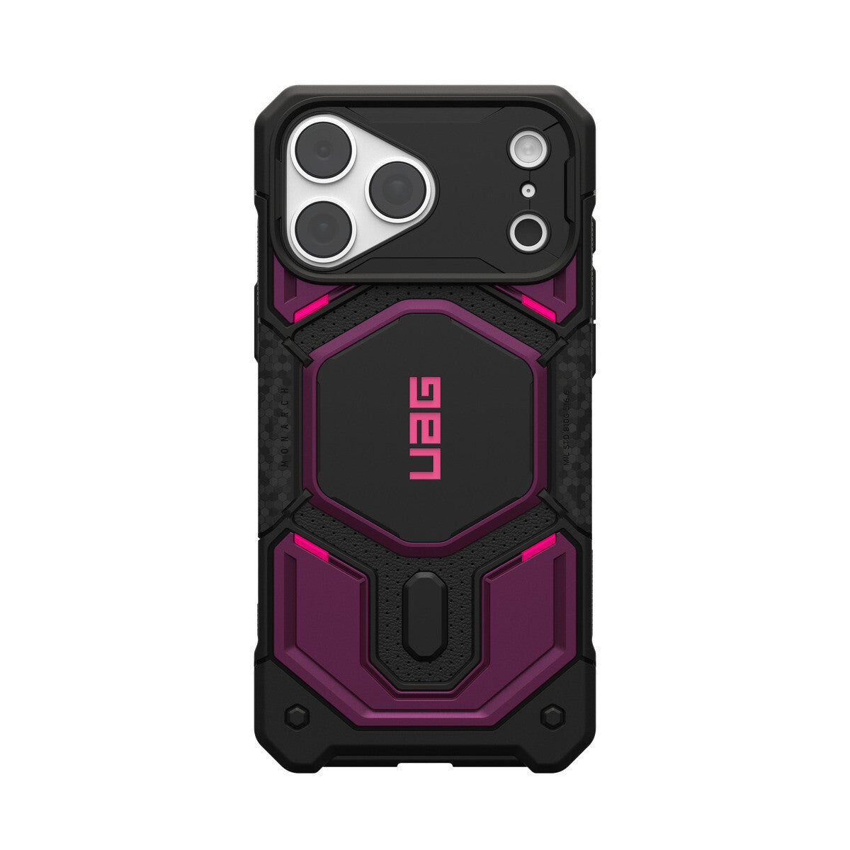 Urban Armor Gear Monarch Pro mobile phone case 17.5 cm (6.9") Cover Black, Purple