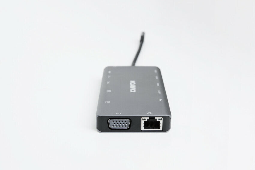 Canyon DS-12 USB 3.2 Gen 1 (3.1 Gen 1) Type-C Grey