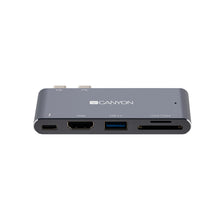 Canyon CNS-TDS05DG laptop dock/port replicator Grey