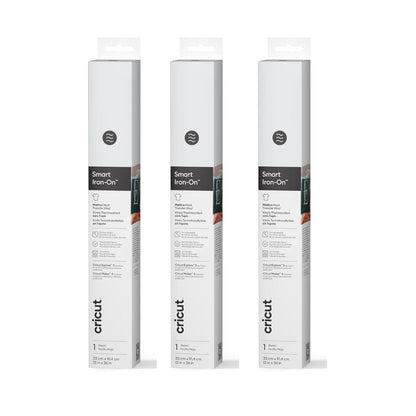 Cricut Smart Iron-On (33x91cm) White 3-pack Bundle