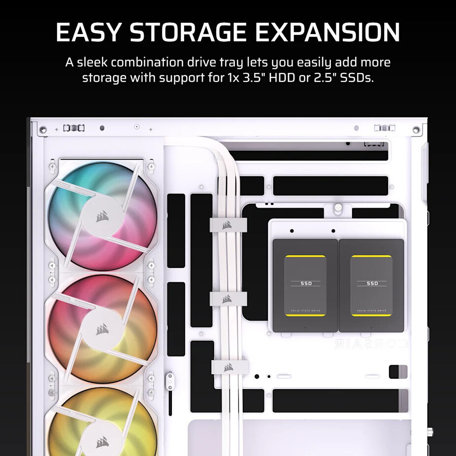 Corsair 2800X RS-R ARGB Midi Tower White