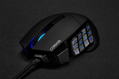 Corsair SCIMITAR RGB ELITE mouse Gaming Right-hand USB Type-A Optical 18000 DPI