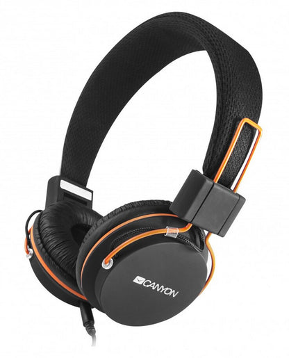 Canyon CNE-CHP2 headphones/headset Wired Head-band Calls/Music Black