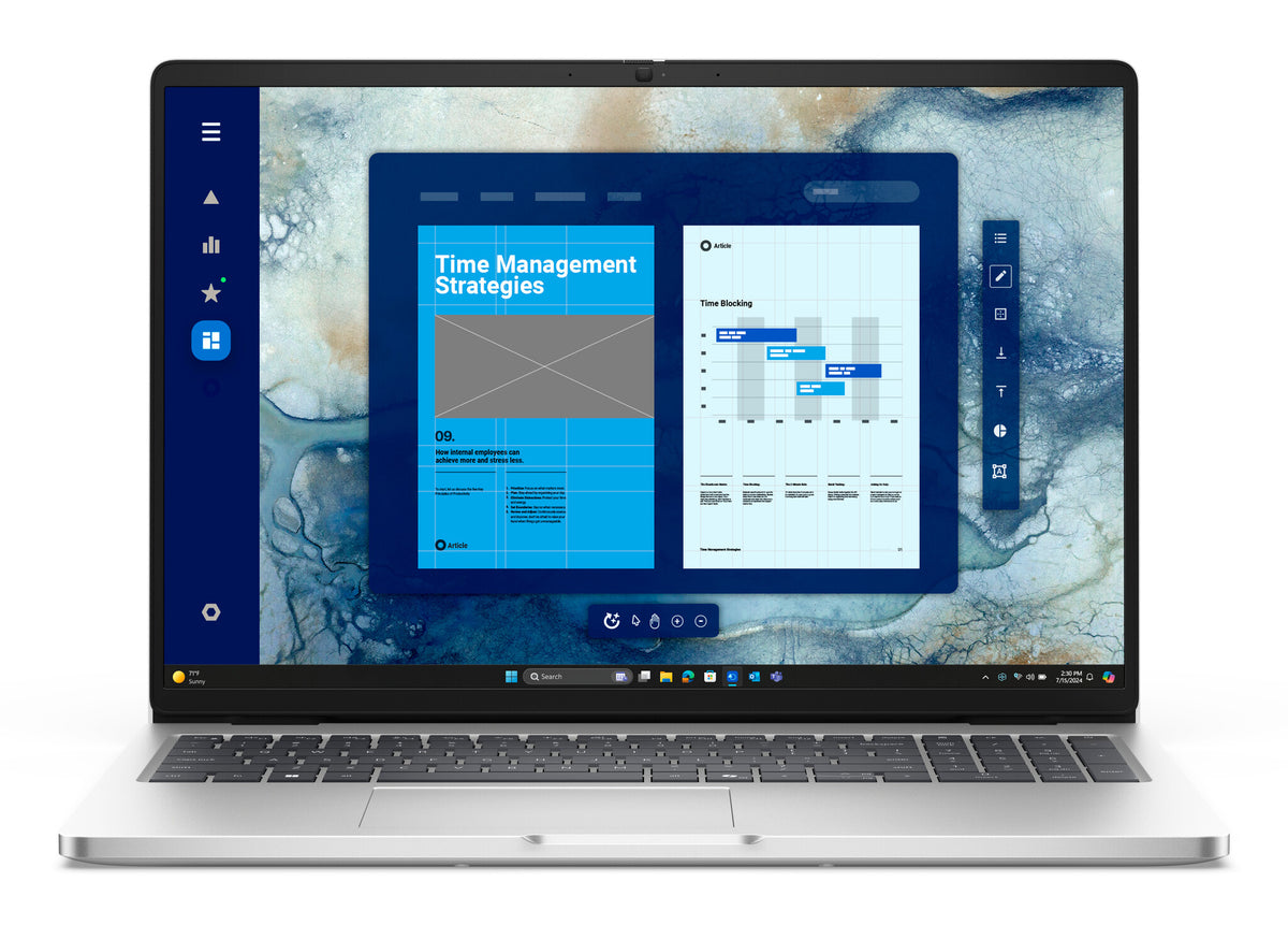 DELL Pro 16 PC16250 Intel Core Ultra 5 235U Laptop 40.6 cm (16") Full HD+ 32 GB DDR5-SDRAM 512 GB SSD Wi-Fi 6E (802.11ax) Windows 11 Pro Platinum, Silver