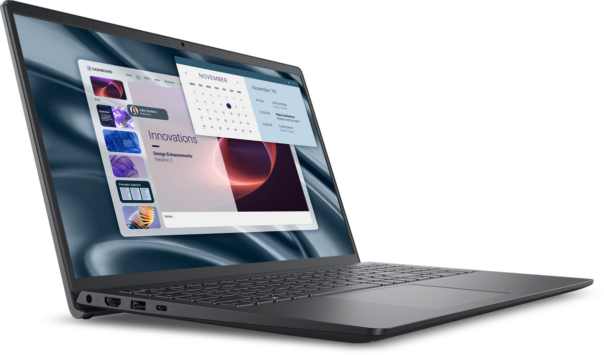 DELL PV15255 AMD Ryzen™ 5 7520U Laptop 39.6 cm (15.6") Full HD 8 GB LPDDR5-SDRAM 512 GB SSD Wi-Fi 5 (802.11ac) Windows 11 Pro Black