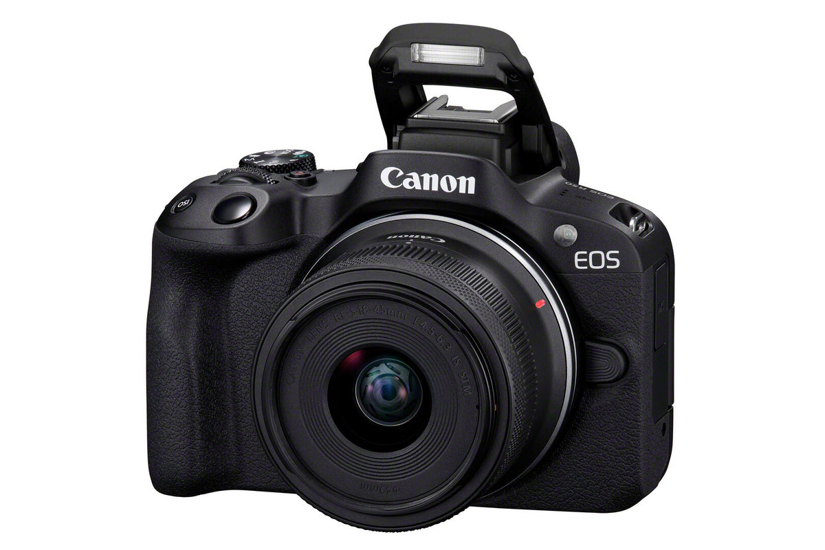 Canon EOS R50, Black + RF-S 18-45mm F4.5-6.3 IS STM Kit