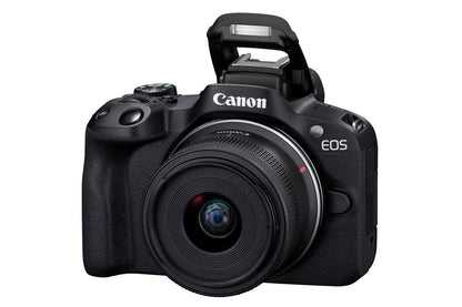 Canon EOS R50, Black + RF-S 18-45mm F4.5-6.3 IS STM Kit