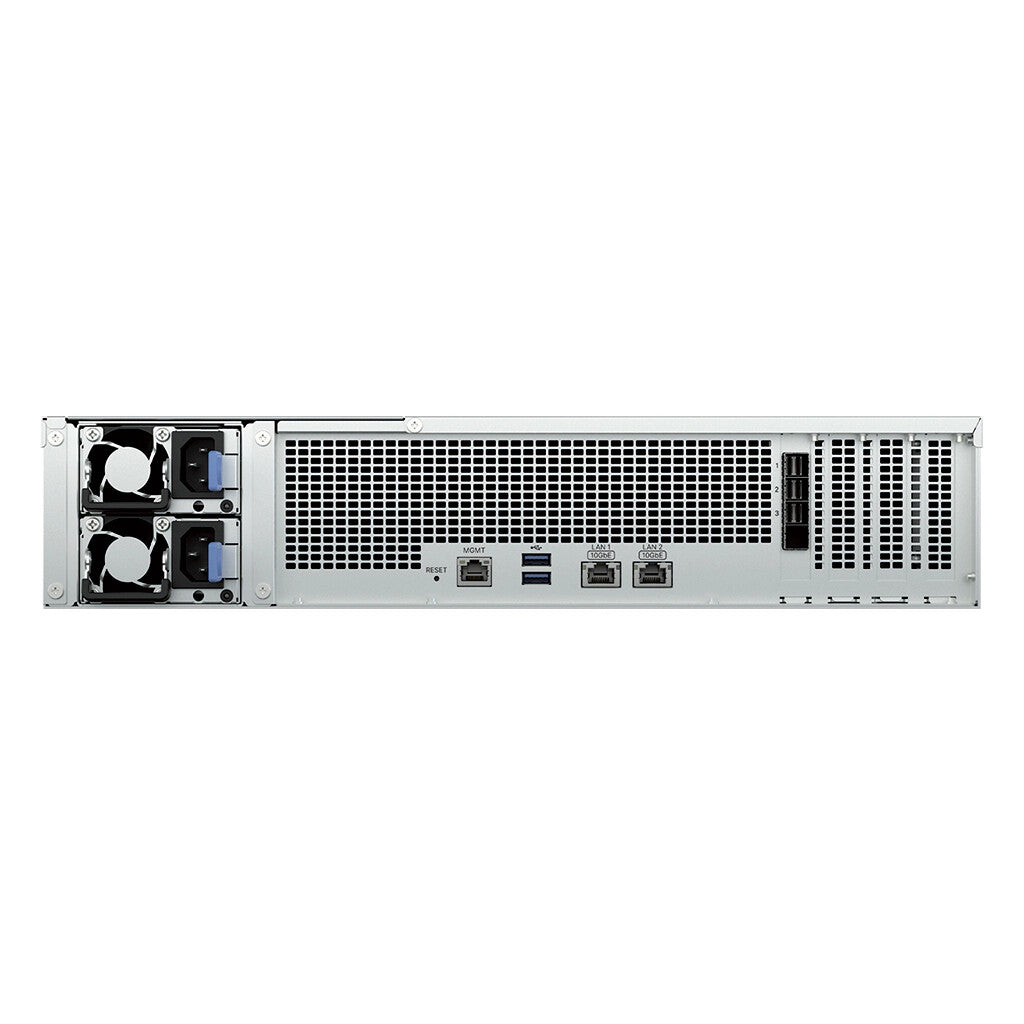 Synology RackStation RS4826XS+ NAS/storage server Rack (2U) Intel® Xeon® D-1739 16 GB DDR4 Black, Silver
