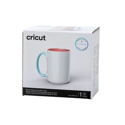 Cricut Beveled cup Coral, White Universal 1 pc(s)