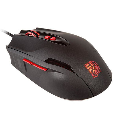 Tt eSPORTS Black FP mouse Gaming Ambidextrous USB Type-A Laser 5700 DPI