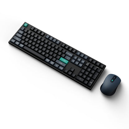 Keychron B36 + BM25 keyboard Mouse included Universal USB + RF Wireless + Bluetooth QWERTY English Black