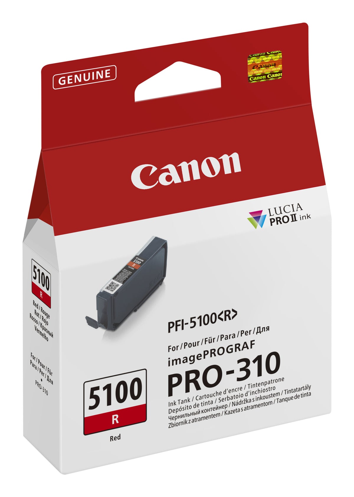 Canon PFI-5100 R ink cartridge 1 pc(s) Original Red