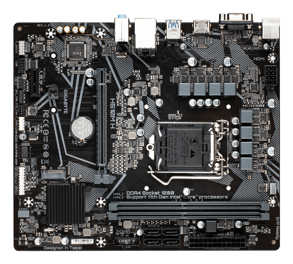 GIGABYTE H510M H motherboard Intel H510 Express LGA 1200 (Socket H5) micro ATX