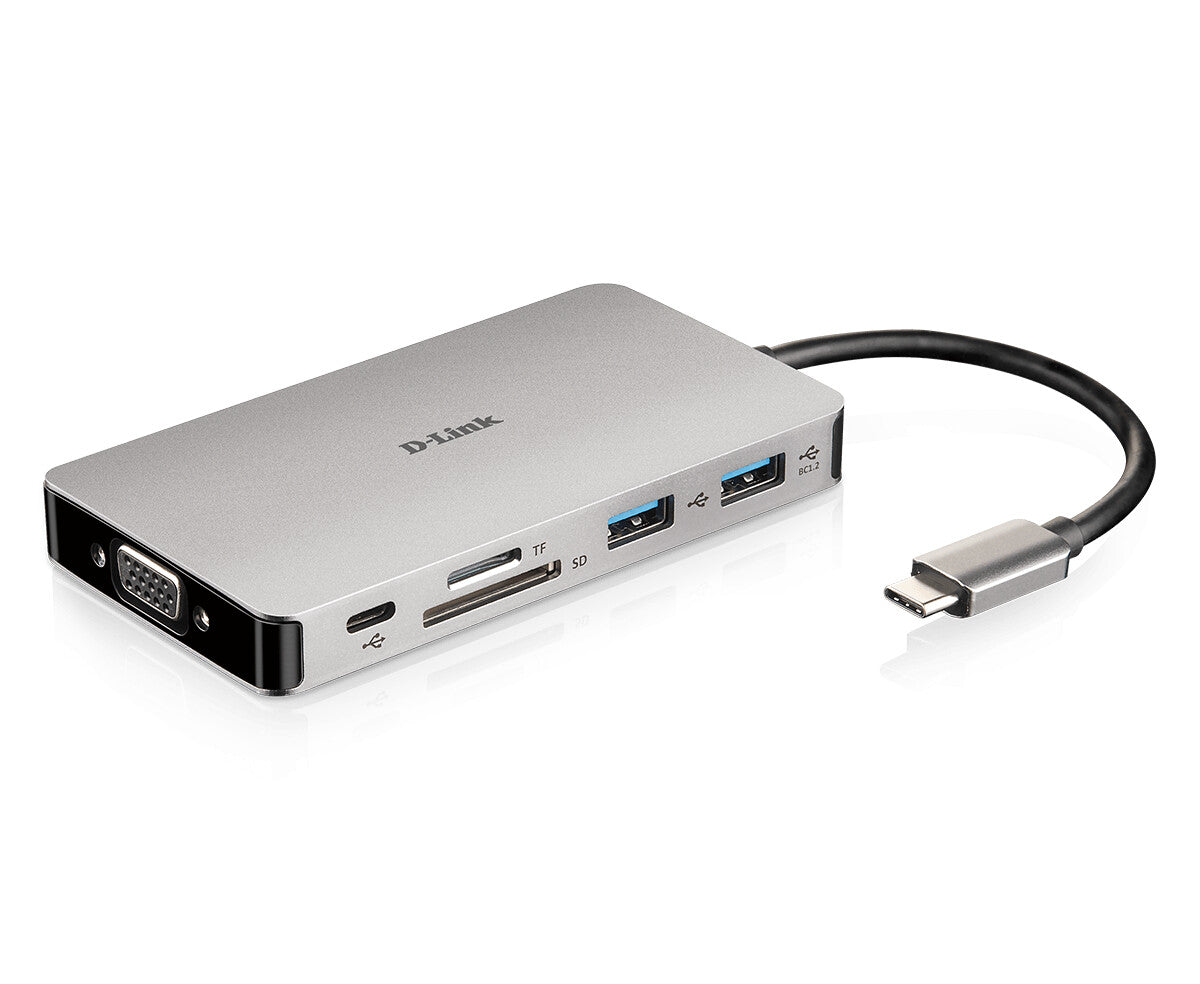 D-Link DUB-M910 laptop dock/port replicator Wired USB 3.2 Gen 1 (3.1 Gen 1) Type-C Grey