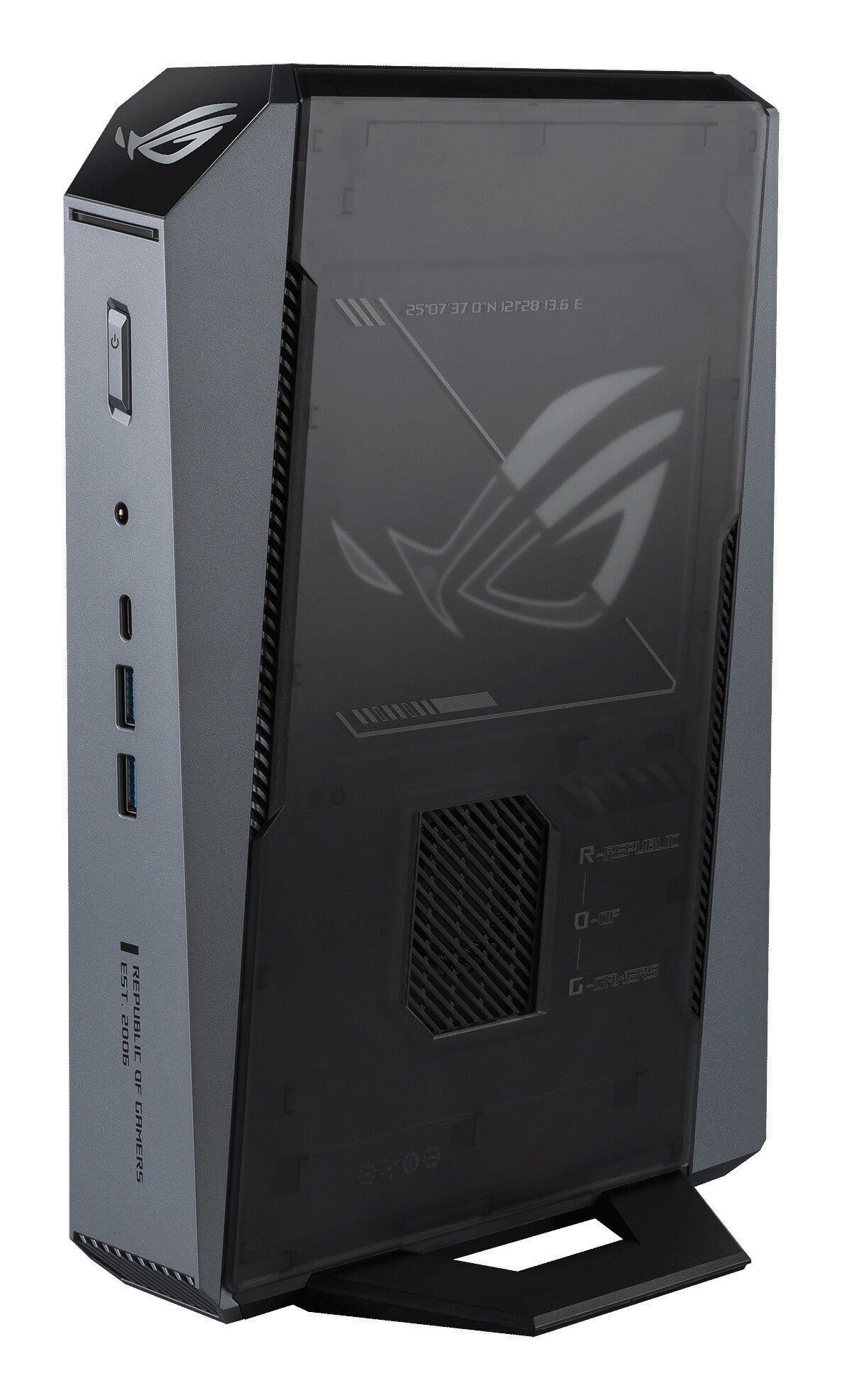 ASUS ROG GR70-N90039AN AMD Ryzen™ 9 9955HX 32 GB DDR5-SDRAM 1 TB SSD NVIDIA GeForce RTX 5070 Windows 11 Home Mini PC PC Black
