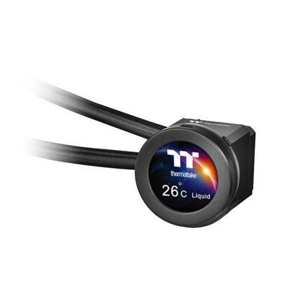 Thermaltake CL-W322-PL12GM-B computer cooling system Processor All-in-one liquid cooler 12 cm Black, Grey
