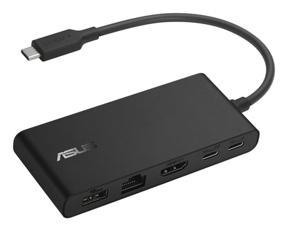 ASUS Dual 4K USB-C Dock DC201 Wired USB 3.2 Gen 2 (3.1 Gen 2) Type-C Black