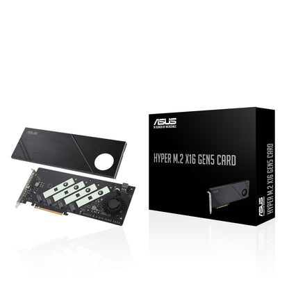 ASUS Hyper M.2 x16 Gen5 Card interface cards/adapter Internal