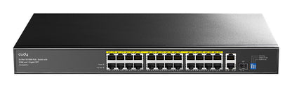 Cudy FS1026PS1 network switch Unmanaged Gigabit Ethernet (10/100/1000) Power over Ethernet (PoE) Black