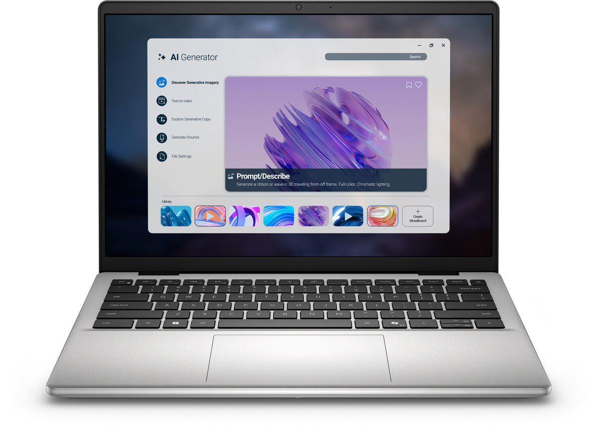 DELL Pro 14 Essential PV14255 Copilot+ PC AMD Ryzen™ AI 7 350 Laptop 35.6 cm (14") Full HD+ 16 GB DDR5-SDRAM 1 TB SSD Wi-Fi 6E (802.11ax) Windows 11 Home English Silver