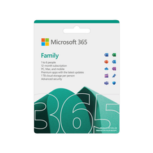 Microsoft 365 Family  Africa Only Medialess  1 Year Subscription - Minimum OS: Windows 10 - EP2-36885