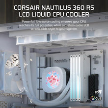 Corsair Nautilus 360 RS Processor All-in-one liquid cooler 12 cm White
