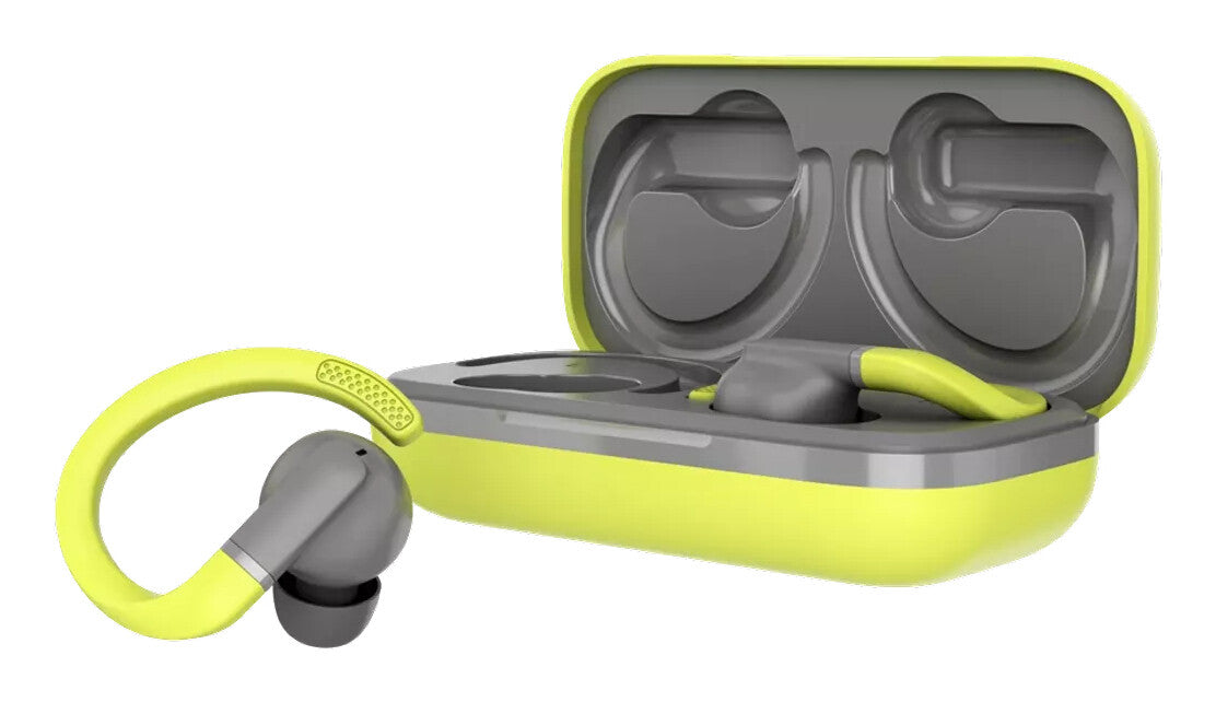 Canyon OnRun 11 Sport Headset True Wireless Stereo (TWS) Ear-hook, In-ear Calls/Music/Sport/Everyday Bluetooth Grey, Yellow