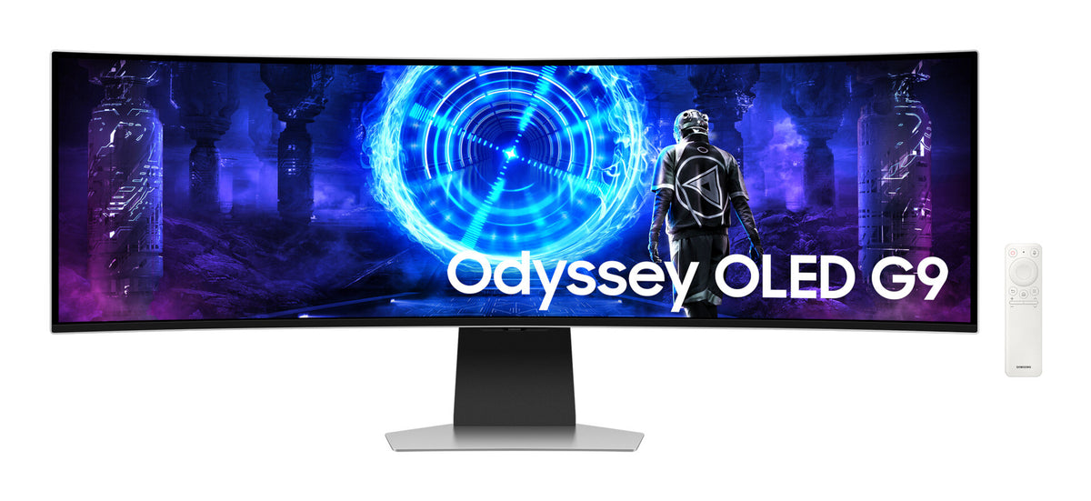 Samsung S49DG950SU computer monitor 124.5 cm (49") 5120 x 1440 pixels Dual QHD OLED Silver
