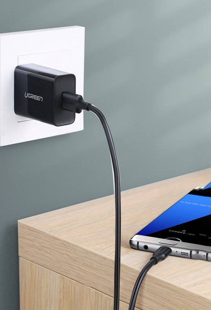 Ugreen 20882 USB cable USB 3.2 Gen 1 (3.1 Gen 1) 1 m USB A USB C 15 W Black