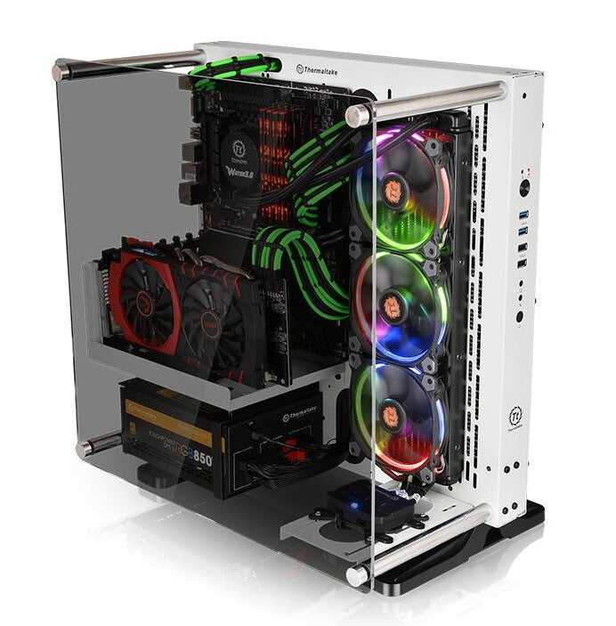 Thermaltake Core P3 TG Snow Midi Tower Transparent, White