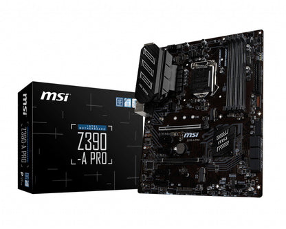 MSI Z390-A PRO motherboard Intel Z390 LGA 1151 (Socket H4) ATX