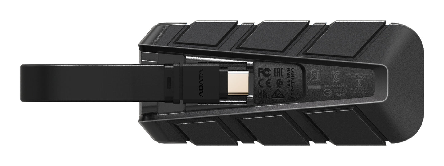 ADATA SC740 500 GB USB Type-C 3.2 Gen 2 (3.1 Gen 2) Black, Blue